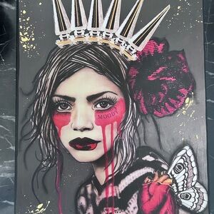 Modern Moody Art Canvas signed by artist